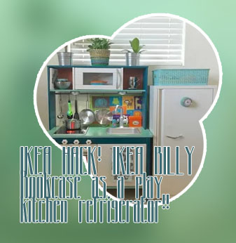 Ikea play kitchen refrigerator
